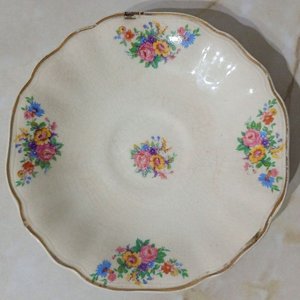 Platillo de Loza Inglés J & G Meakin Diseño Floral Multicolor Vintage - imagen 1