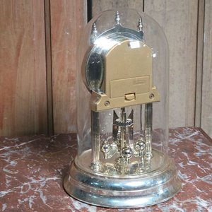 Reloj de Campana de Mesa Kirsch Glass Crystal Plateado 22 cm - imagen 3