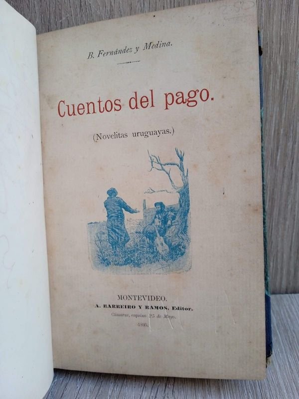 Libro Antiguo de Cuentos Uruguayos