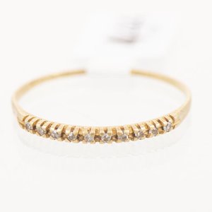 Medio Sin Fin de Oro 18k con Brillantes - imagen 1
