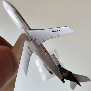 Maqueta Avión Boeing 727 Ansett Australia Escala 1/400 con Base y Accesorios - imagen 2