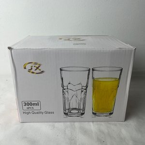 Lote siguiente: Juego de 6 Vasos de Vidrio Facetados 300ml
