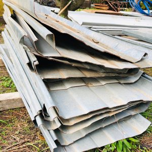 Lote de 25 Recortes de Chapa Autoportante Metálica - imagen 3