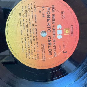 Disco de Vinilo Roberto Carlos - "Ilegal, Inmoral o Encantador" - imagen 2