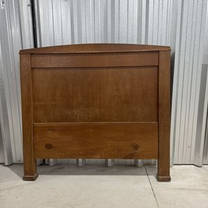Cama Antigua de Madera de 1 Plaza Estilo Clásico - imagen 18