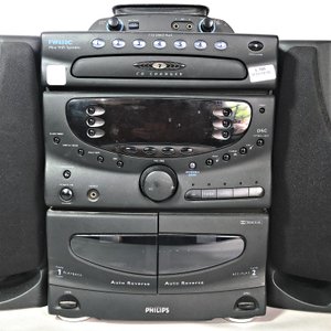 Equipo de Audio Philips FW650C Mini Hi-Fi System con Doble Casetera y Parlantes - imagen 2