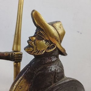 Escultura de Don Quijote y Sancho Panza en Metal Patinado - imagen 6