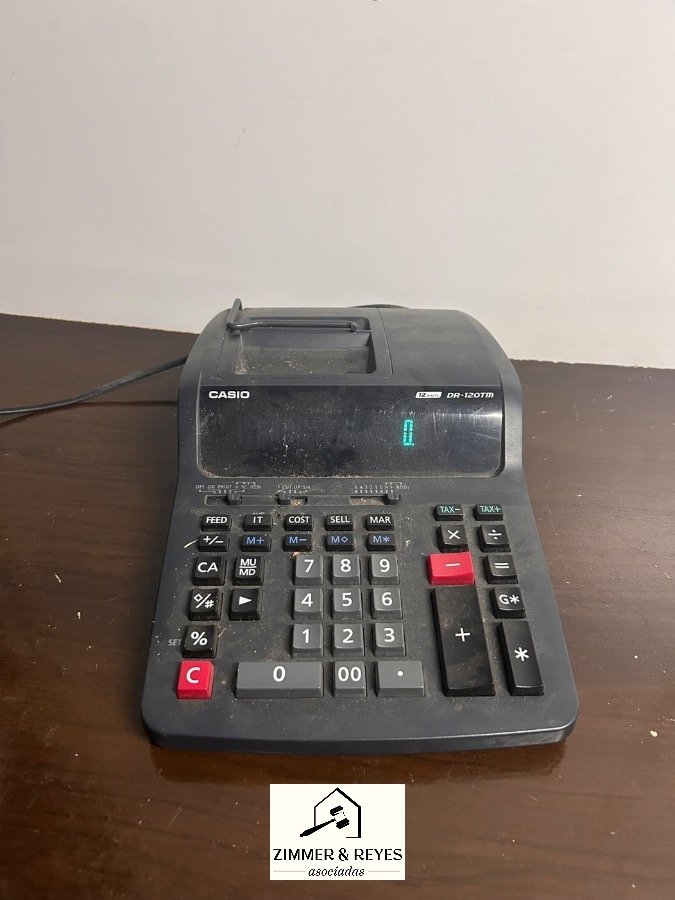 Calculadora Casio DR-120TM Impresora Funcional