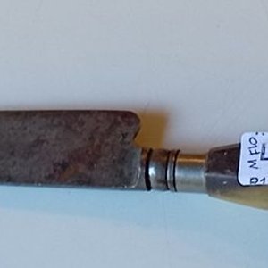 Cuchillo Antiguo Franzwenk Solingen con Cabo de Guampa - imagen 3