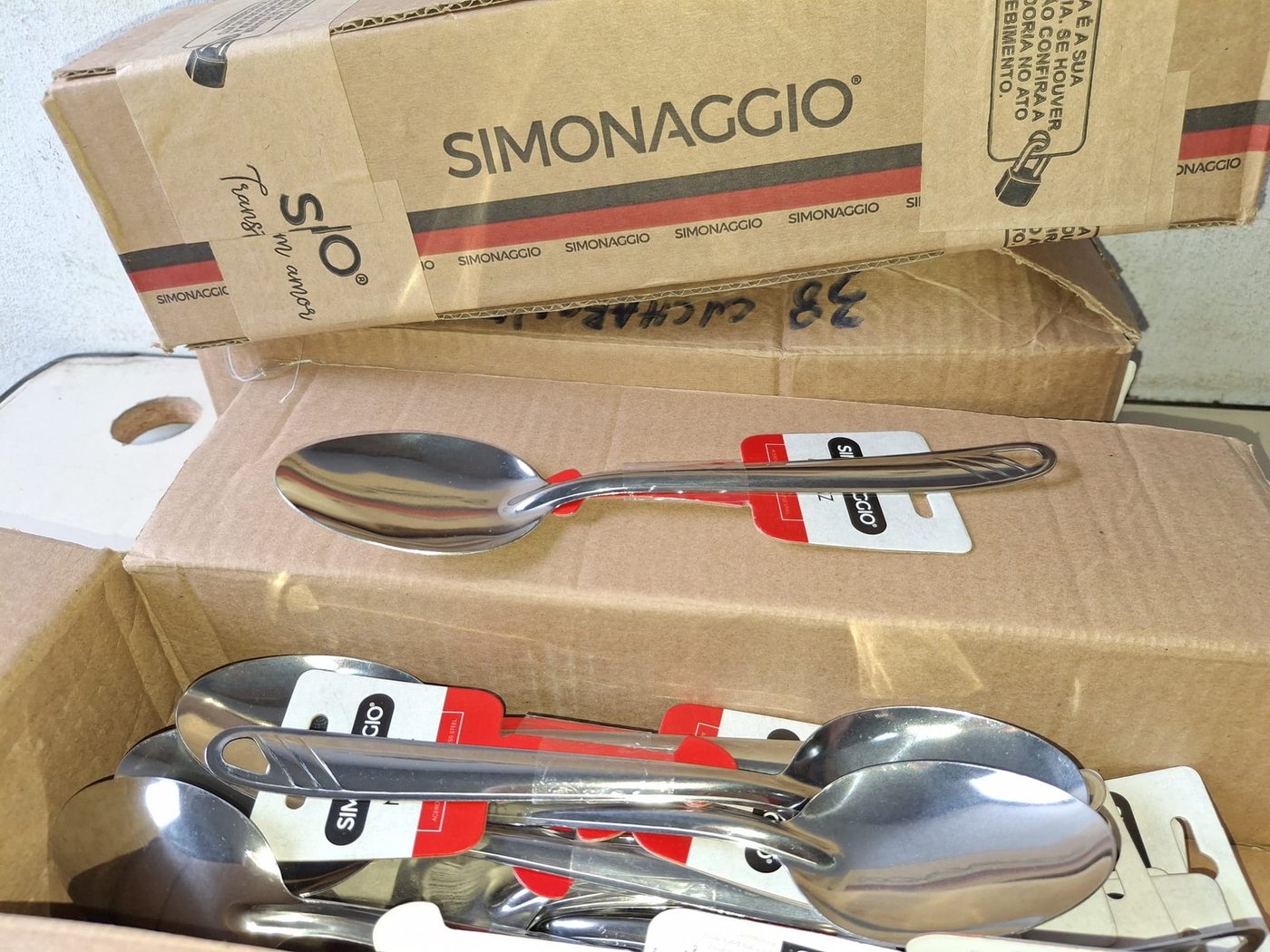 Set de Cucharas Largas de Acero Inoxidable