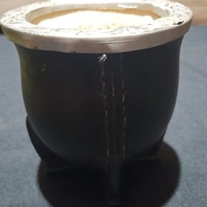Mate de Plata y Oro con Detalles Florales y de Animales - imagen 6