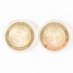 Dos Medallas de Bronce "The Hunger Games" Mockingjay - imagen 2