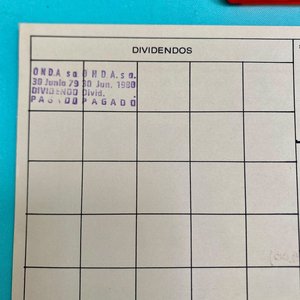 Acción de O.N.D.A. de 1980, Valor N$ 25, Firmada y Sellada - imagen 4