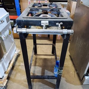Anafe a Gas de 2 Hornallas con Estructura Metálica - imagen 1