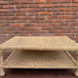 Mesa Ratona Rectangular de Fibra Natural - imagen 1