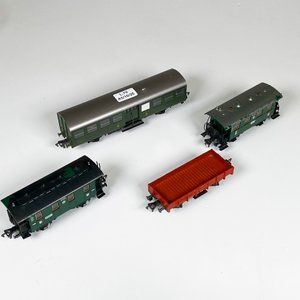 Lote de Cuatro Vagones de Tren Fleischmann - imagen 2