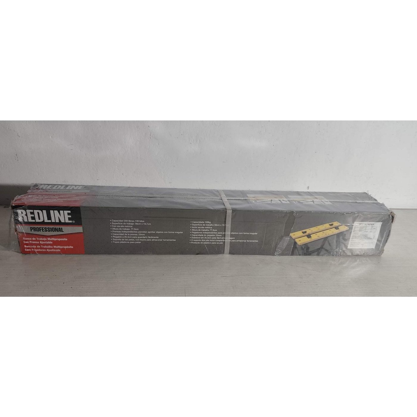 Mesa de Trabajo Redline Profesional Multiuso con Prensa Nueva en Caja