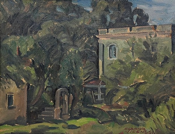 Pintura de Clarina Vicens: Casona - imagen 1