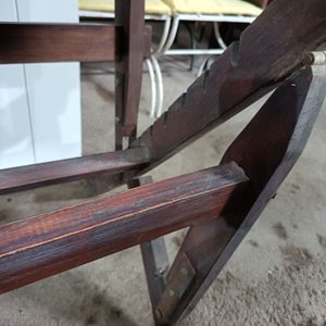 Mesa Antigua de Dibujante de Madera - imagen 3
