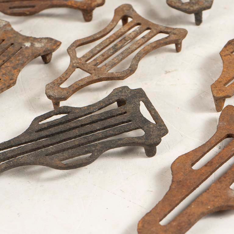 Soportes de hierro para plancha en mal estado - imagen 2