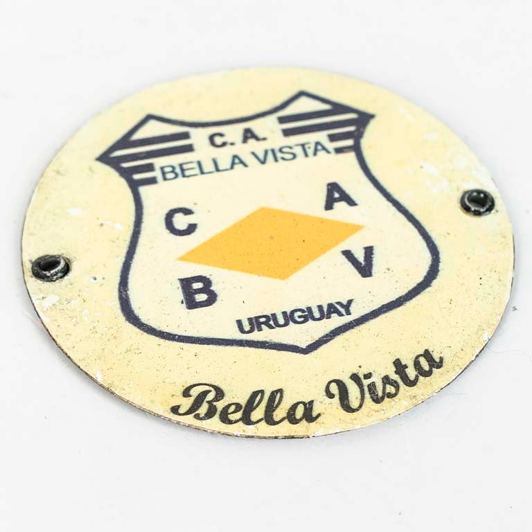 Escudo de Bella Vista de chapa litografiada - Medidas: diámetro 11cm - imagen 2