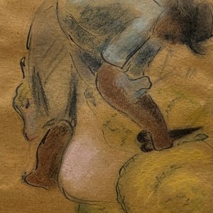 Lote anterior: Obra "Esquilador" de José Cuneo, Pastel sobre Papel Firmado