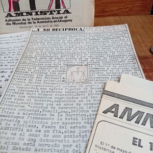 Publicación Sindicalista "Antorcha" sobre Amnistía en Uruguay 1984 - imagen 3