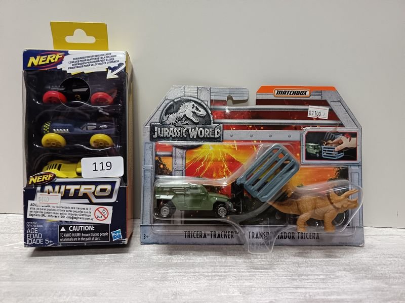 Lote anterior: Juguetes de Acción Nerf y Matchbox de Jurassic World