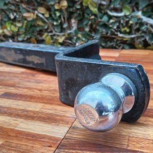 Brazo de Enganche Cromado para Tráiler - Largo 38 Cm - imagen 1