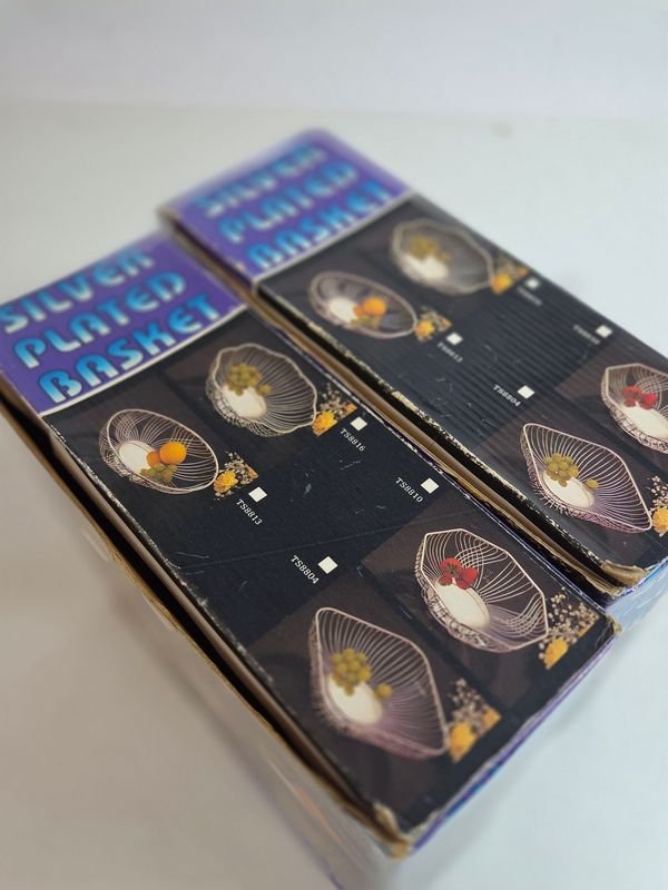 Dos paneras de platina en su caja original - imagen 6