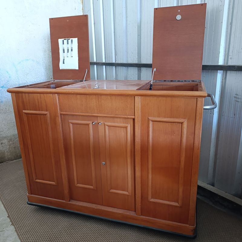 Carro de Servicio Hotelero en Madera con 9 Puertas - imagen 2