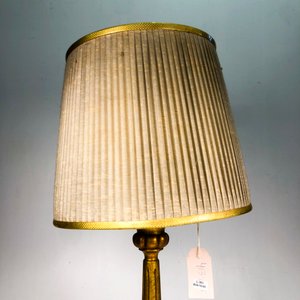 Lámpara de Mesa Antigua Estilo Barroco en Madera Dorada - imagen 4