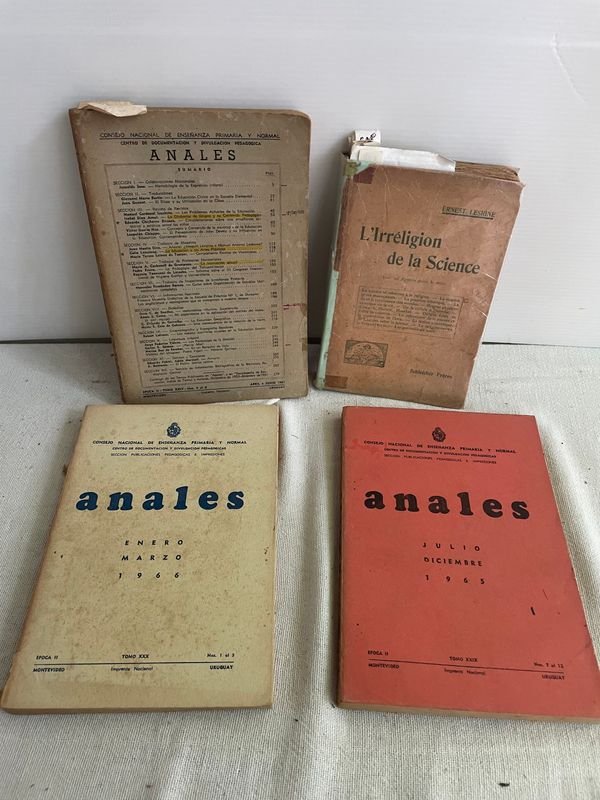 Anales de Estudio: Colección de Revistas y Publicaciones Antiguas