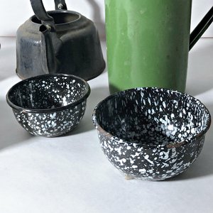 Jarra, Caldera, Olla y Tres Tazas Esmaltadas - imagen 4