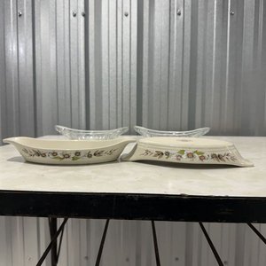 Set de 4 Fuentes Ovaladas de Vidrio y Cerámica - imagen 11