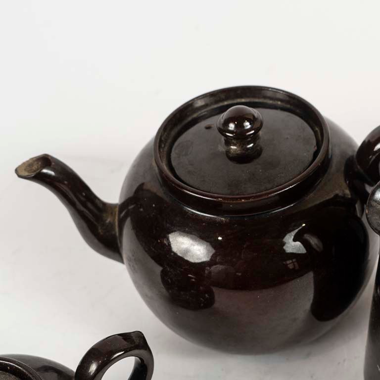 Tazas de barro ingles para servir - imagen 2