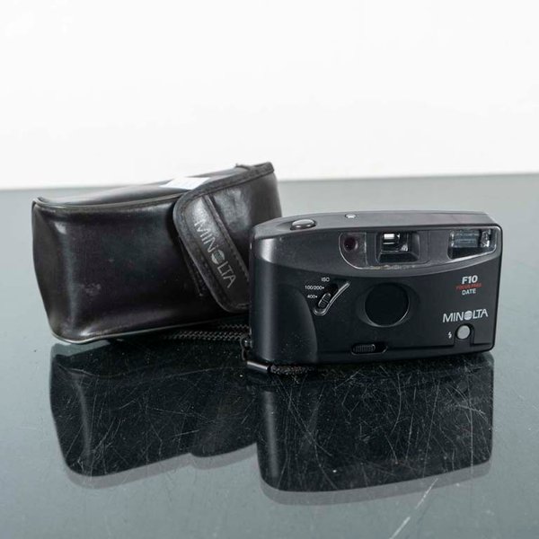 Cámara Fotográfica Minolta F10 con Funda Negra - imagen 1