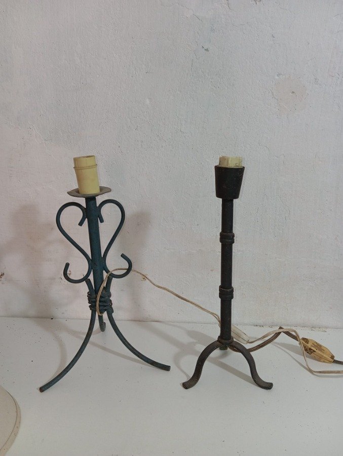 Lámparas portátiles y candelabros de bronce con velas - imagen 5