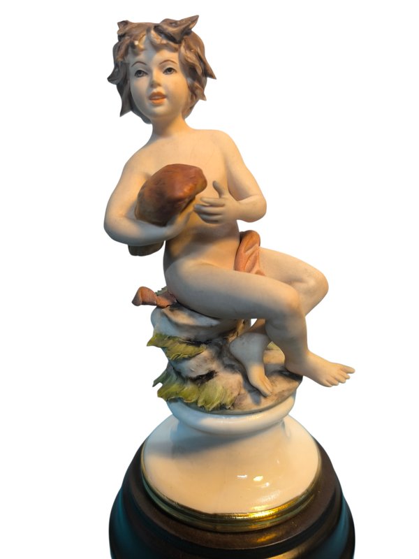 Capodimonte Figurines de Niños Alegóricos en Porcelana Biscuit - imagen 4