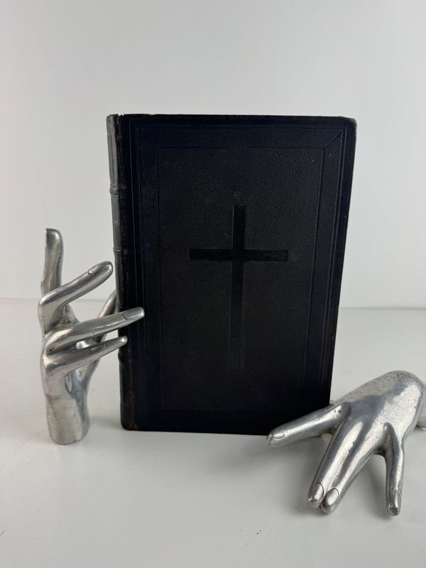 Libro antiguo con manos de plata: Elevaciones a Dios Sobre los Misterios de la Religión Cristiana - imagen 2