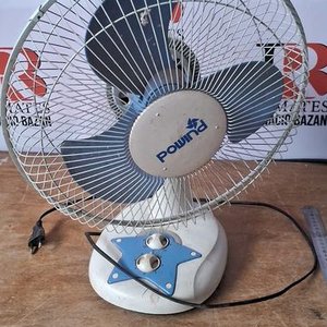 Ventilador de Mesa Poway Blanco y Azul - imagen 2