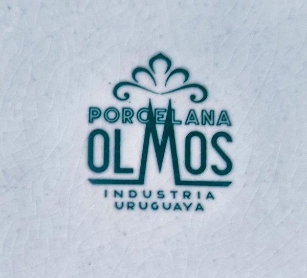 Platos de Porcelana Olmos - Colección de Platos Blancos y Azules - imagen 3