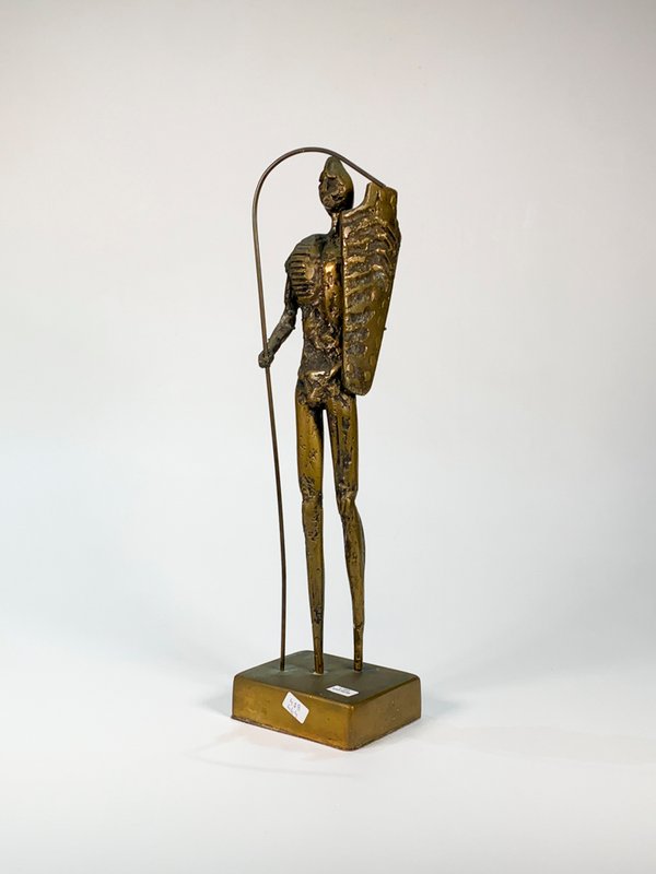 Escultura en Bronce "Guerrero" de Roberto Cidade - 52 cm - imagen 1