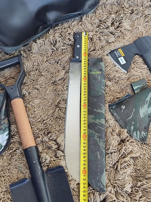 Kit de herramientas de campo con funda de camuflaje y cierre de cremallera - imagen 8