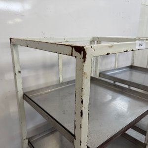 Dos Estanterías Metálicas con Bandejas de Acero Inoxidable - imagen 4