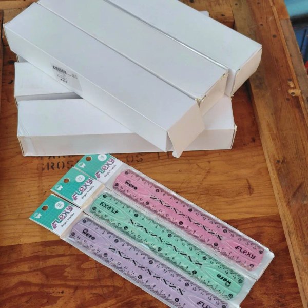 Caja con 24 Reglas Flexibles de 20cm, Marca Flexy Wero