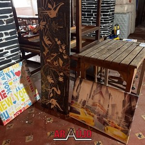 Lote de 3 Cuadros y 2 Marcos para Restaurar - imagen 2