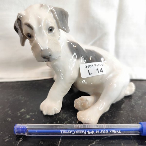 Figura danesa de perro Bing & Grondahl #2027 - imagen 1