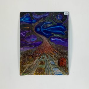 Lote anterior: Cuadro de Paisaje Abstracto en Técnica Mixta sobre Fibra