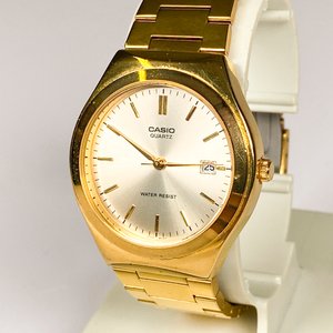 Reloj Casio Caballero MP-1170N Dorado Malla Metálica - imagen 3